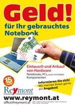 Geld f�r Ihr gebrauchtes Notebook
